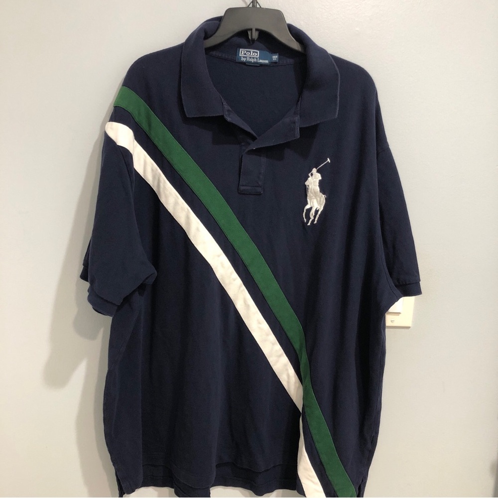 Polo Ralph Lauren Men’s 3XB Big Pony Embroidered Short Sleeve Cotton Polo Shirt